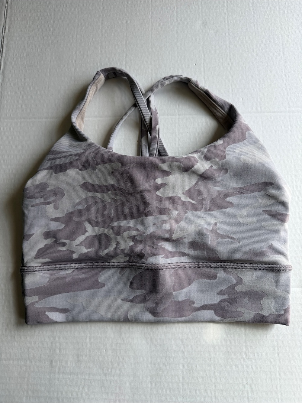 lululemon athletica Camo Sports Bralette in Taupe and Dusty Pink Size 6